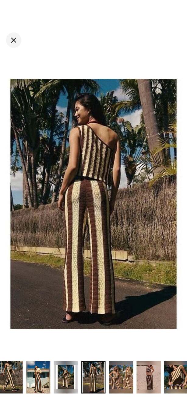 Free-est by Free People Joan Fauxchet Crochet Set
